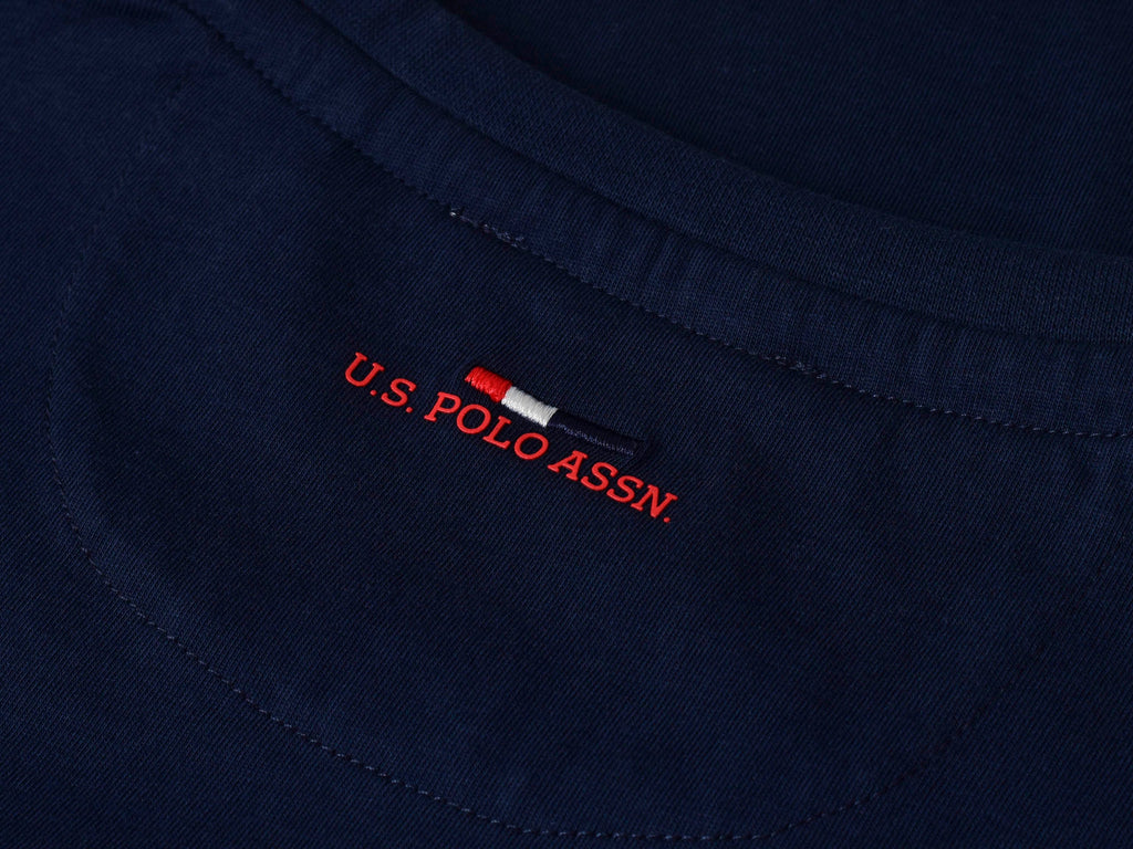 U.S. POLO ASSN. - Мъжка Тениска LUCA Тъмносиня