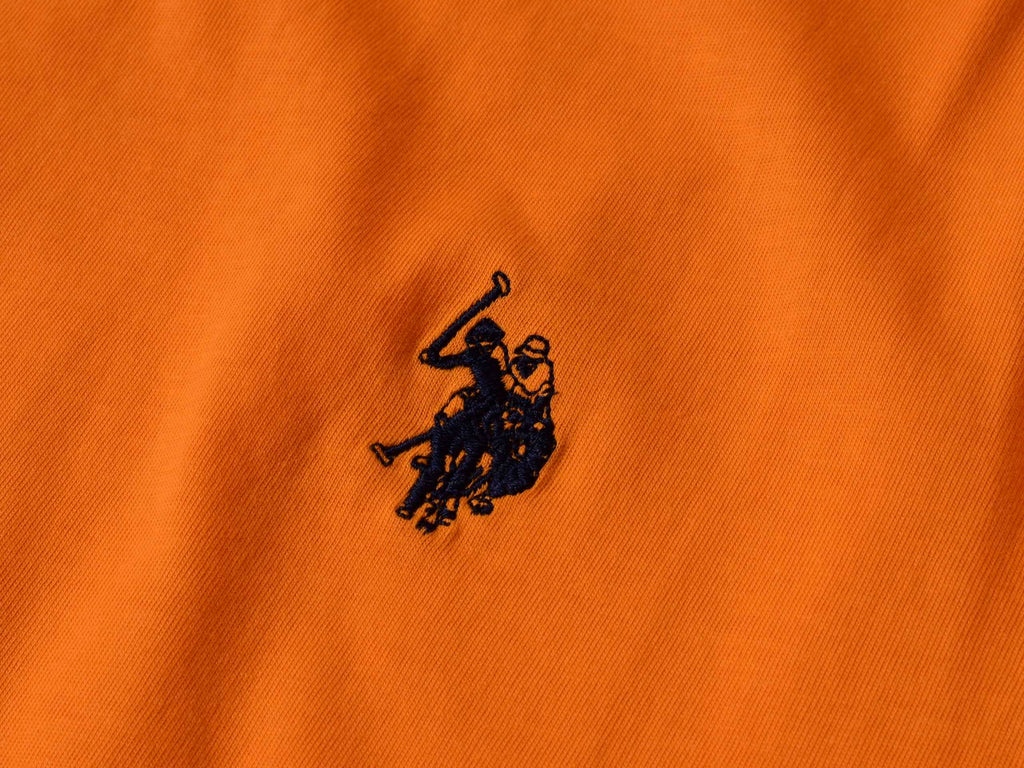 U.S. POLO ASSN. - Мъжка Тениска LUCA Оранжева