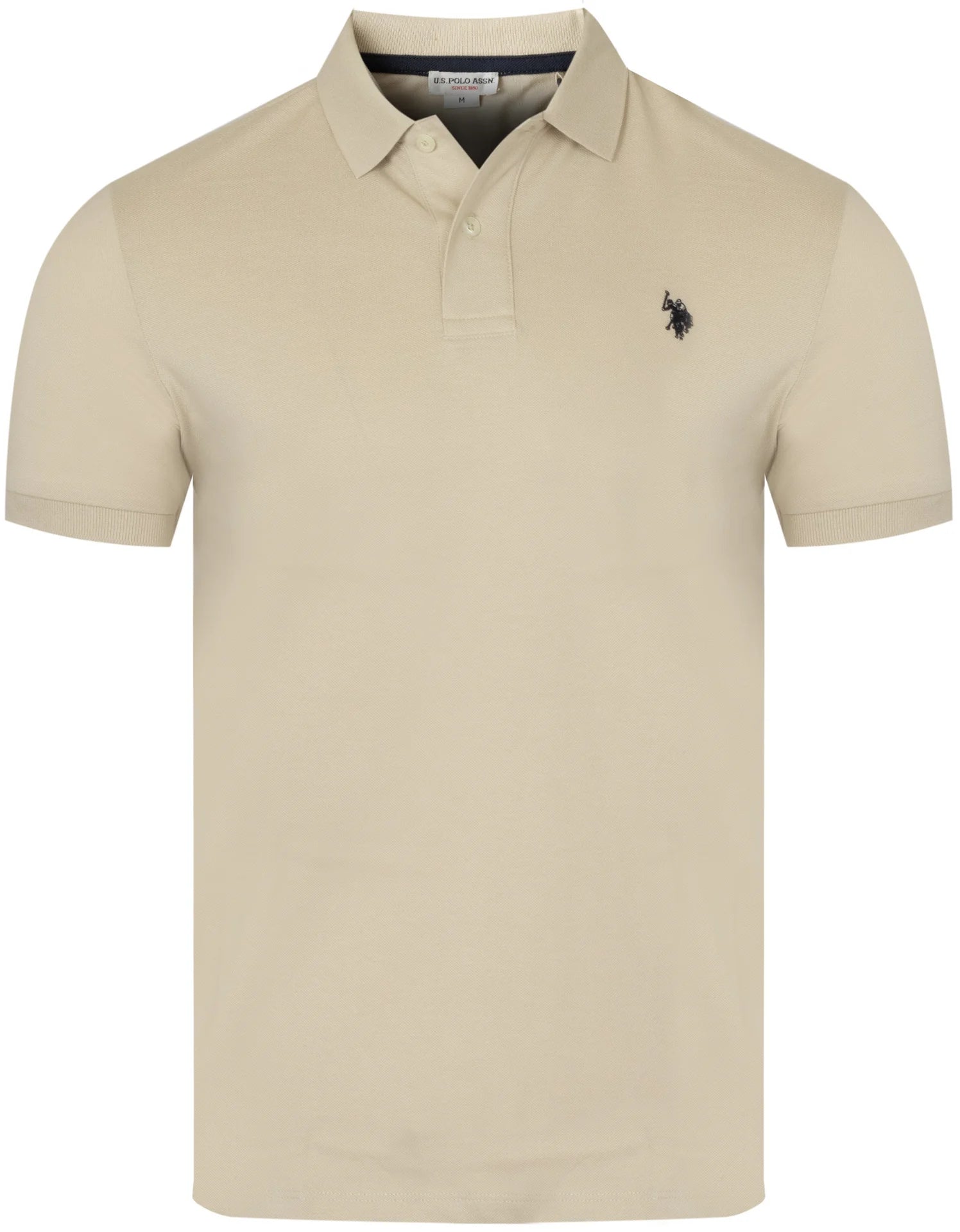 U.S. POLO ASSN. – Мъжка Поло Тениска "King" – Бежова