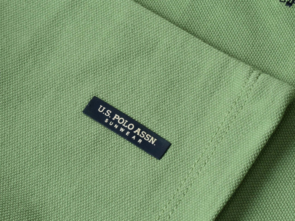 U.S. POLO ASSN. – Мъжка Премиум Тениска "Bren" – Светлозелена