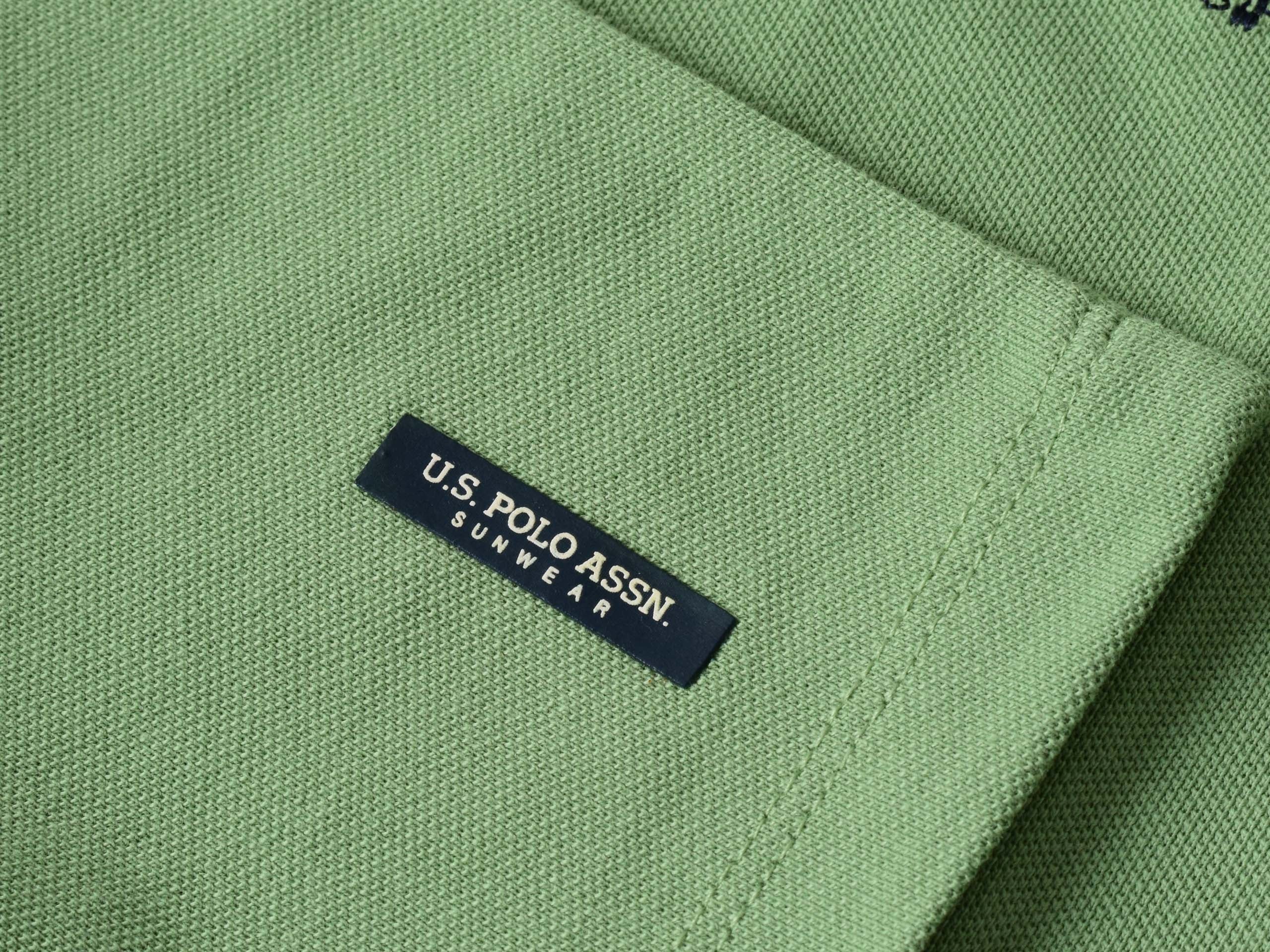 U.S. POLO ASSN. – Мъжка Премиум Тениска "Bren" – Светлозелена