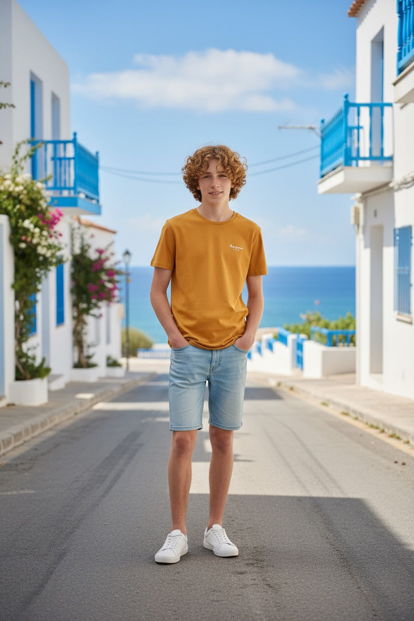 PEPE JEANS Мъжка Тениска – Оранжева