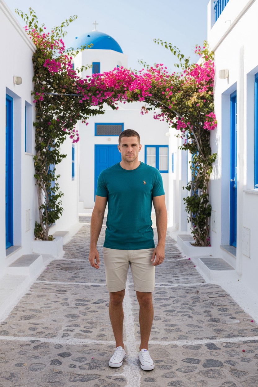 U.S. POLO ASSN. – Мъжка Премиум Тениска "Bren" – Зелена